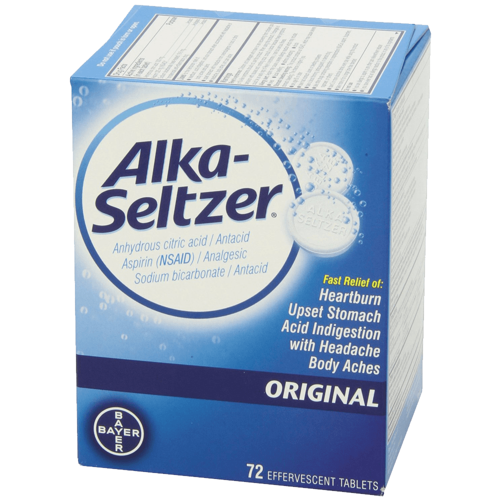 Alka seltzer Tablets 72 Count