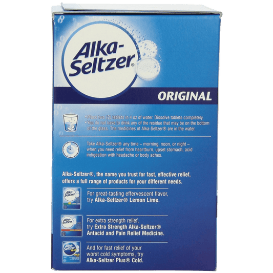 Alka seltzer Tablets 72 Count